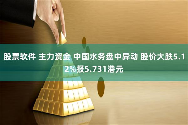 股票软件 主力资金 中国水务盘中异动 股价大跌5.12%报5.731港元