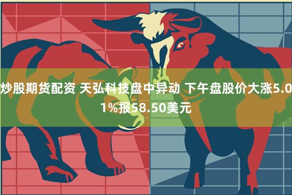 炒股期货配资 天弘科技盘中异动 下午盘股价大涨5.01%报58.50美元